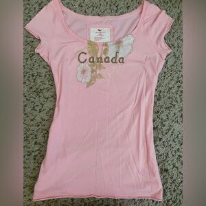 [SOLD] 2000’s Y2k Pink Canada Top